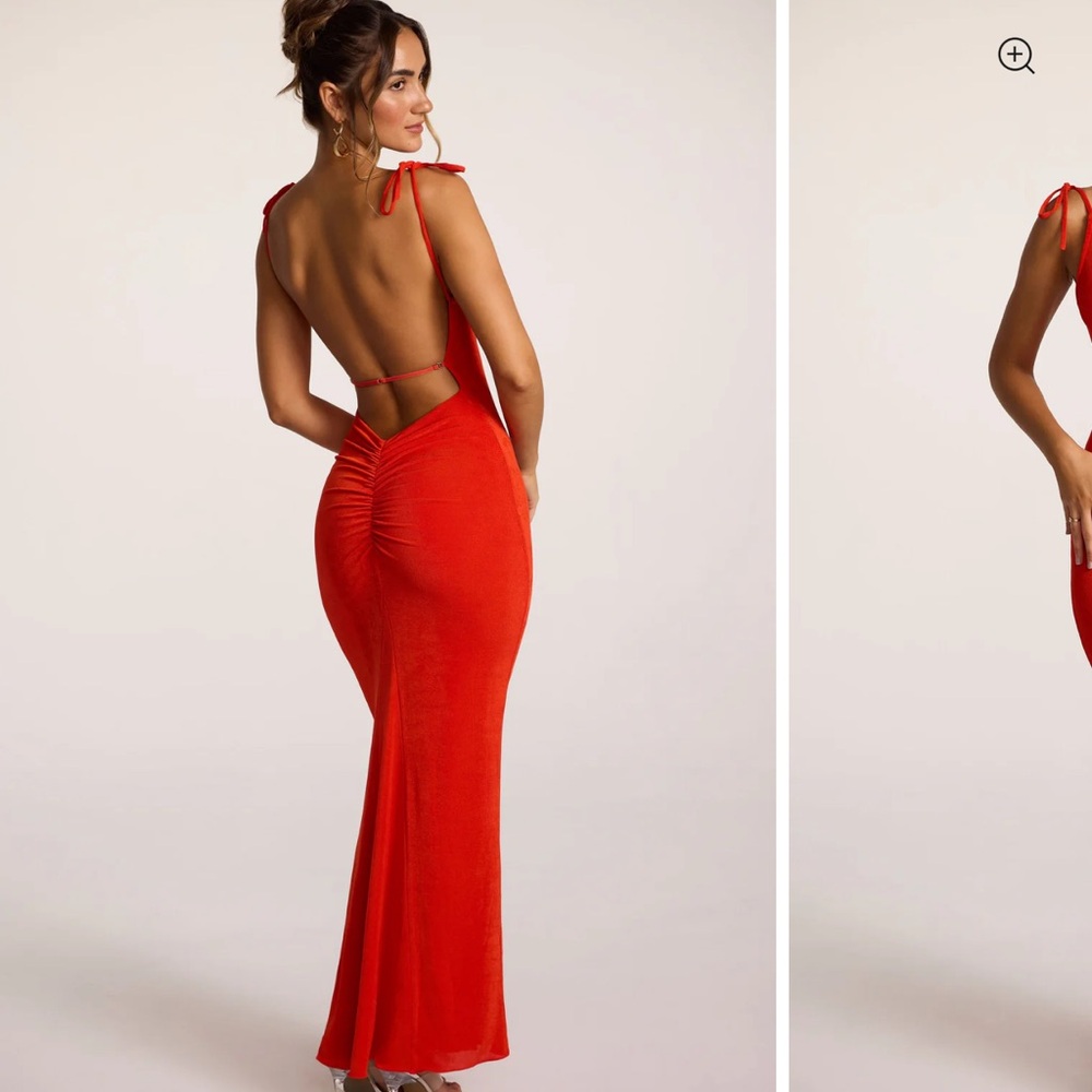 Oh Polly Backless Maxi Dress
